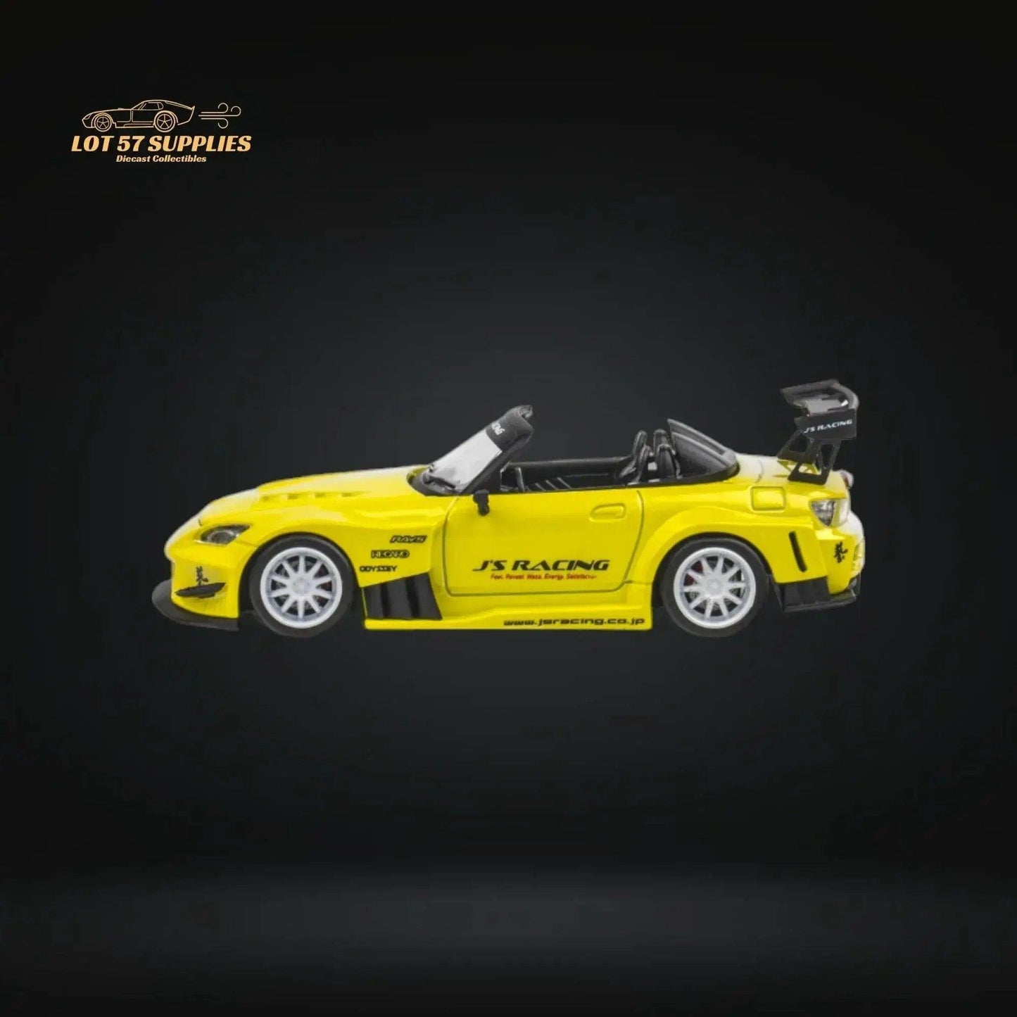  Microturbo Honda S2000 JS Racing Indy Yellow Pearl 1:64 -  ToylandEU™