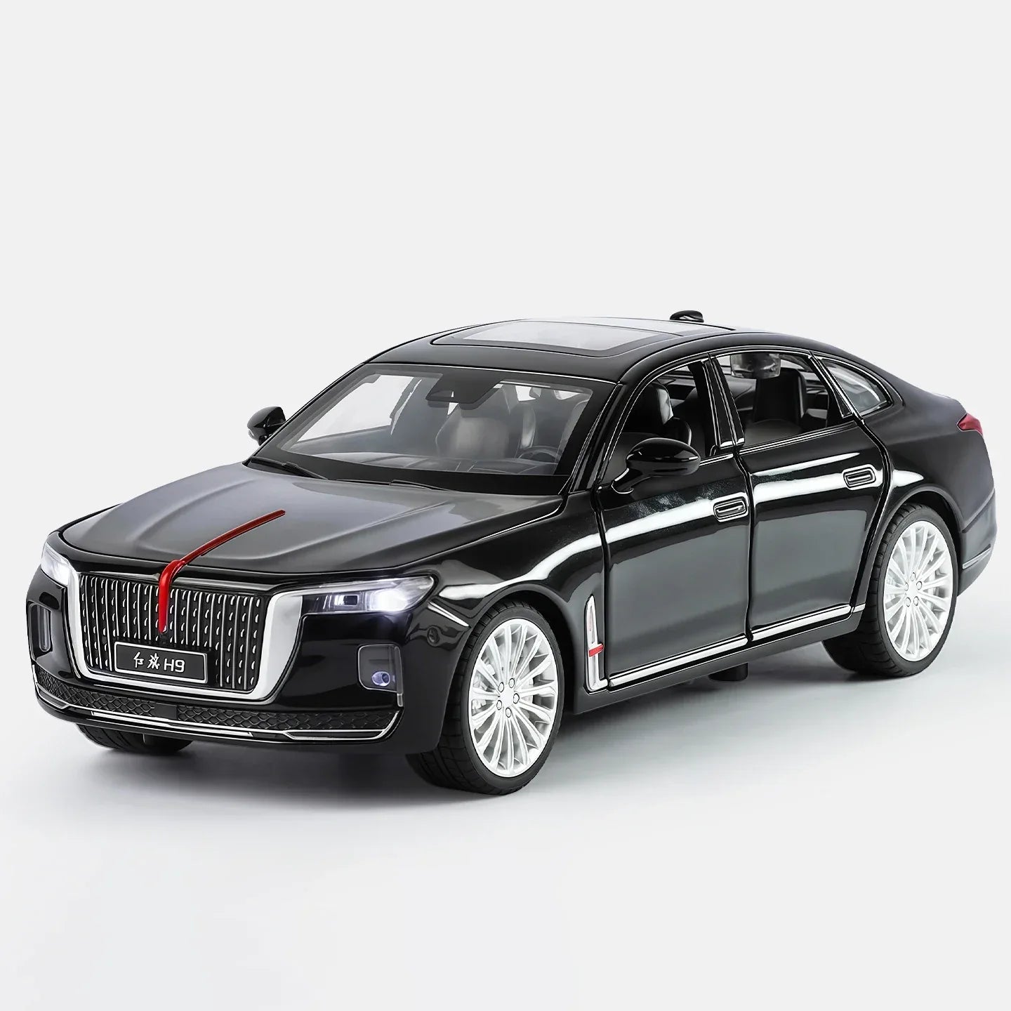 Diecast Car Hongqi H9 1 to 32 Scale Alloy Model for Collectors - ToylandEU