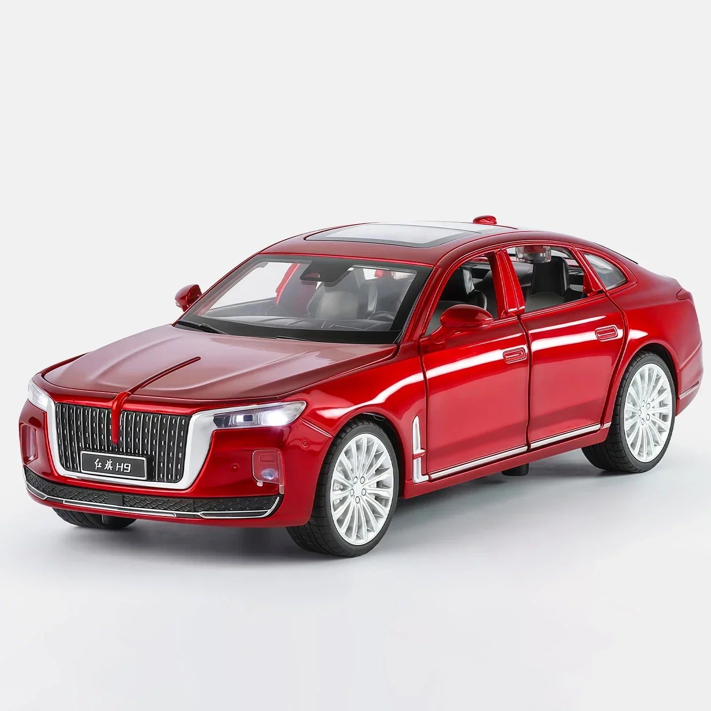 Diecast Car Hongqi H9 1 to 32 Scale Alloy Model for Collectors - ToylandEU