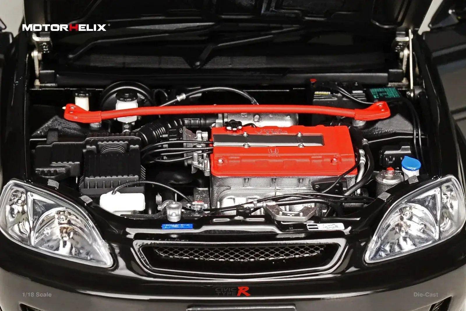  MOTORHELIX Honda Civic Type-R EK9 Silver 1:18 -  ToylandEU™