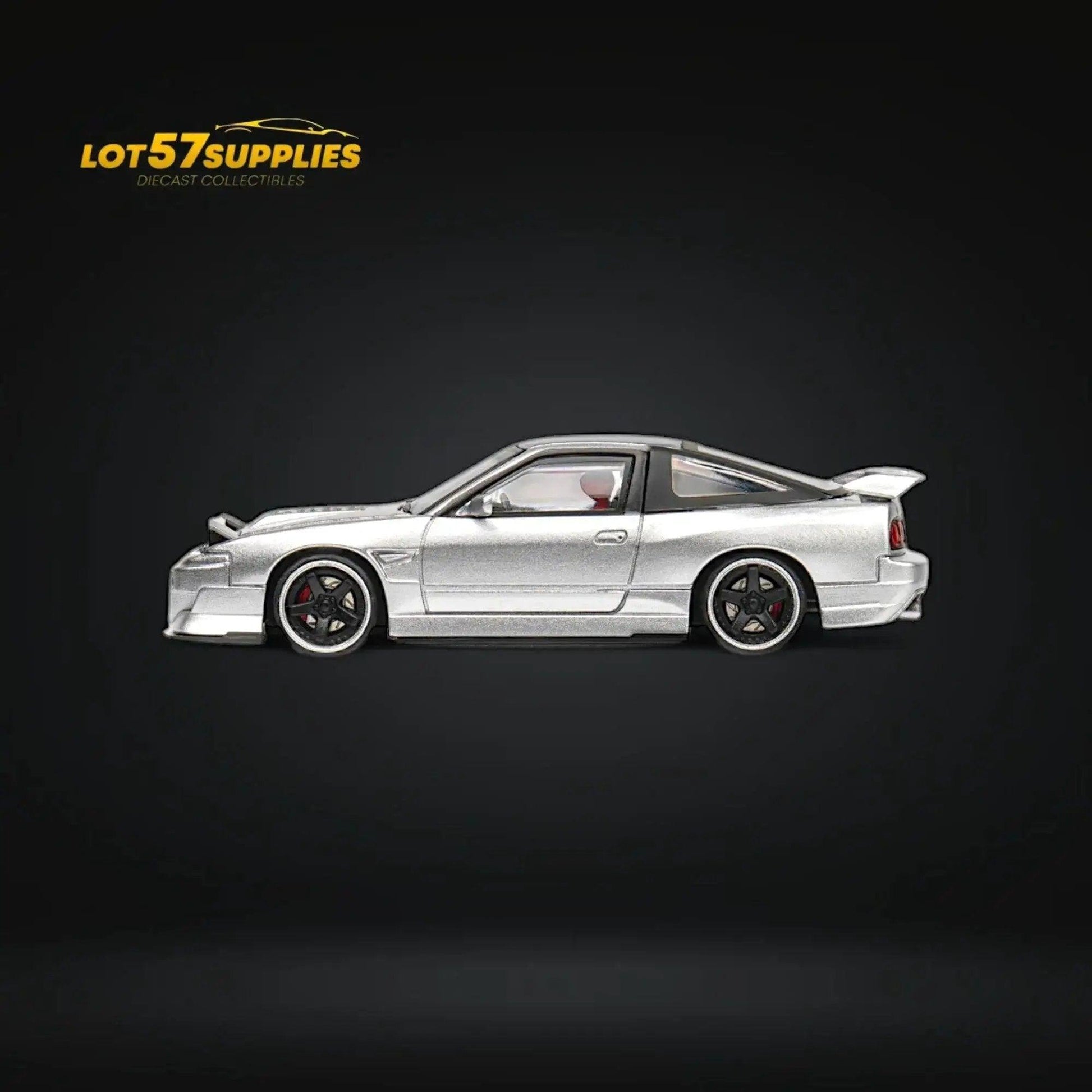  MicroTurbo Nissan 180SX Miyabi Metallic Silver 1:64 -  ToylandEU™