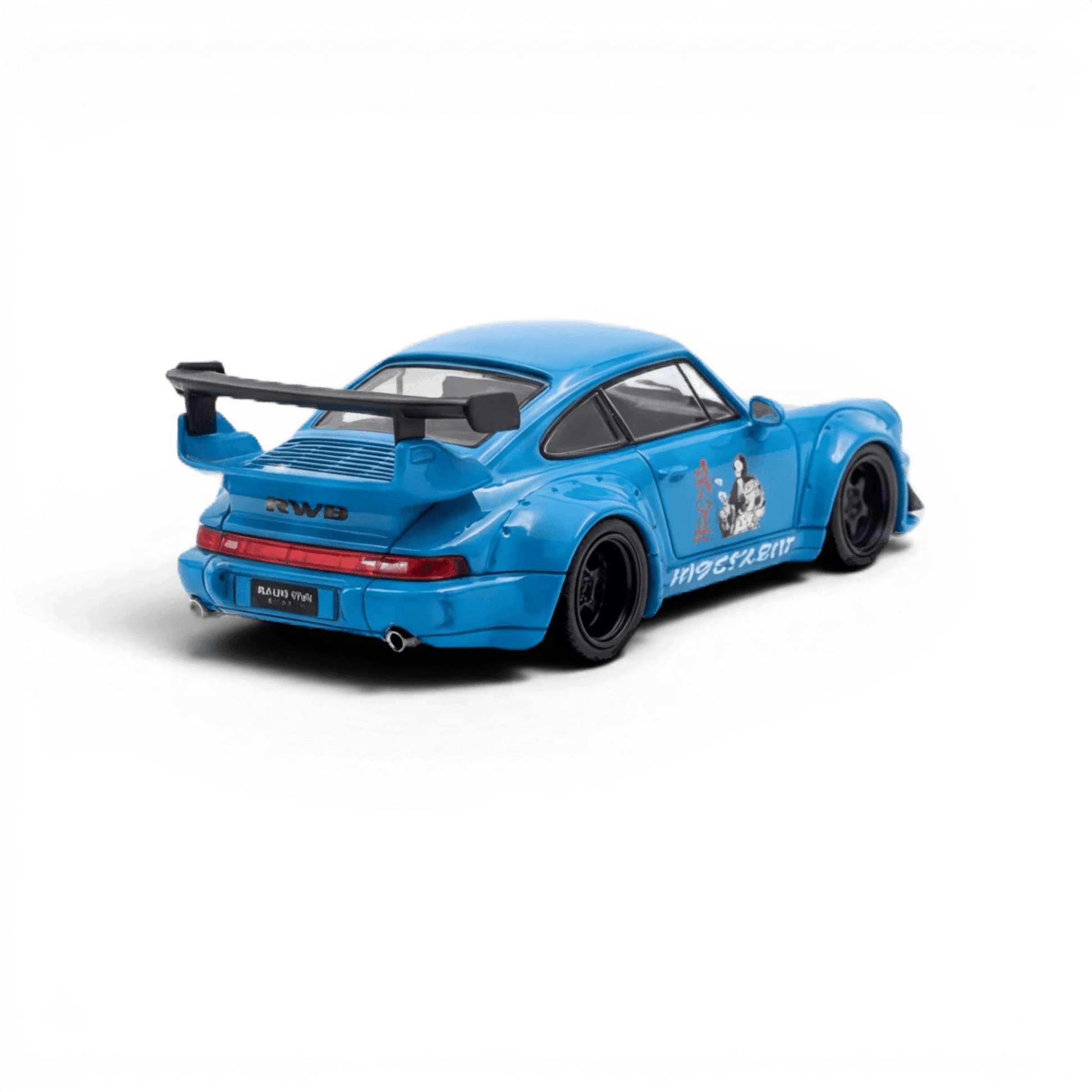 Diecast Car | Mini Station Porsche 911 964 RWB HIDEYOSHI blue