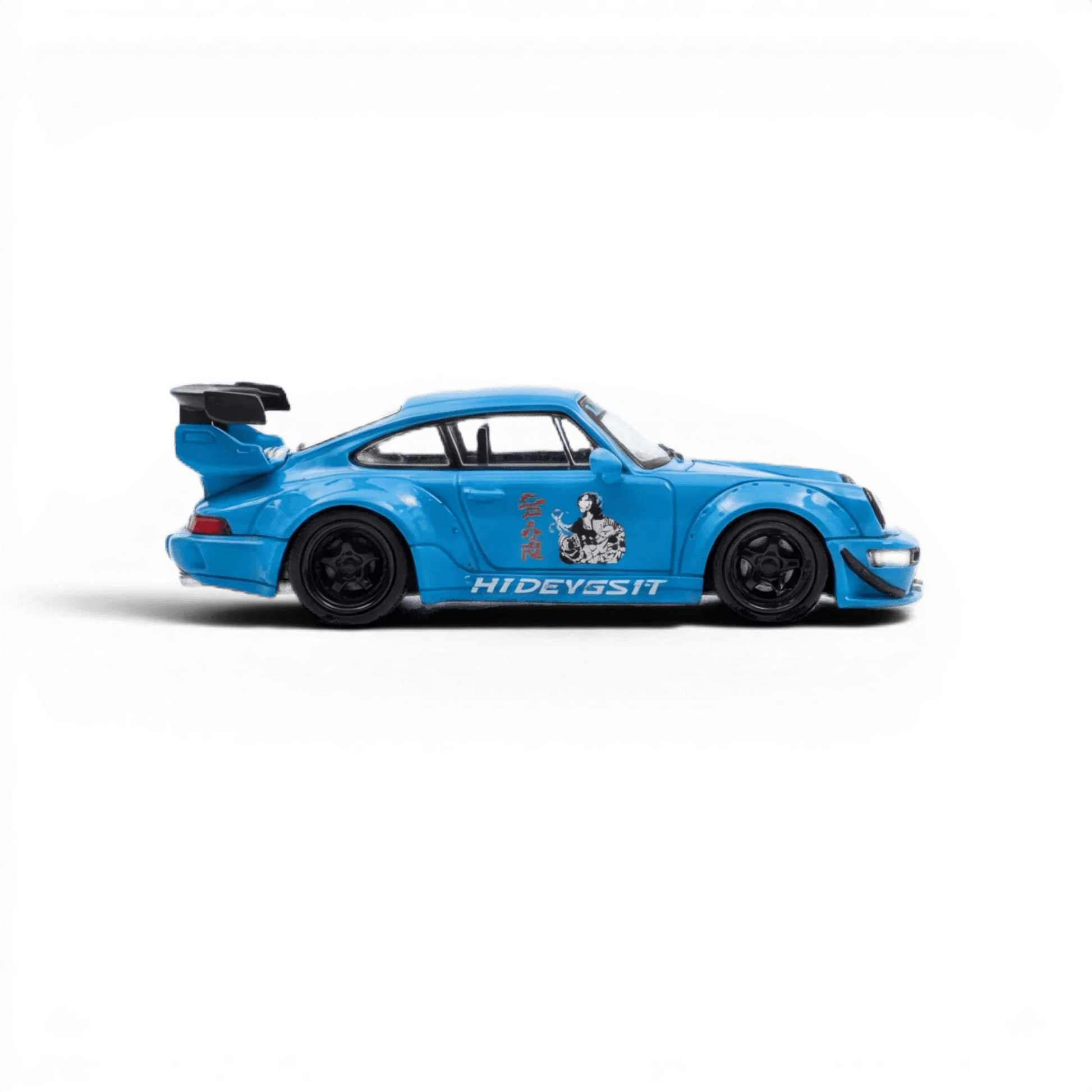 Diecast Car | Mini Station Porsche 911 964 RWB HIDEYOSHI blue