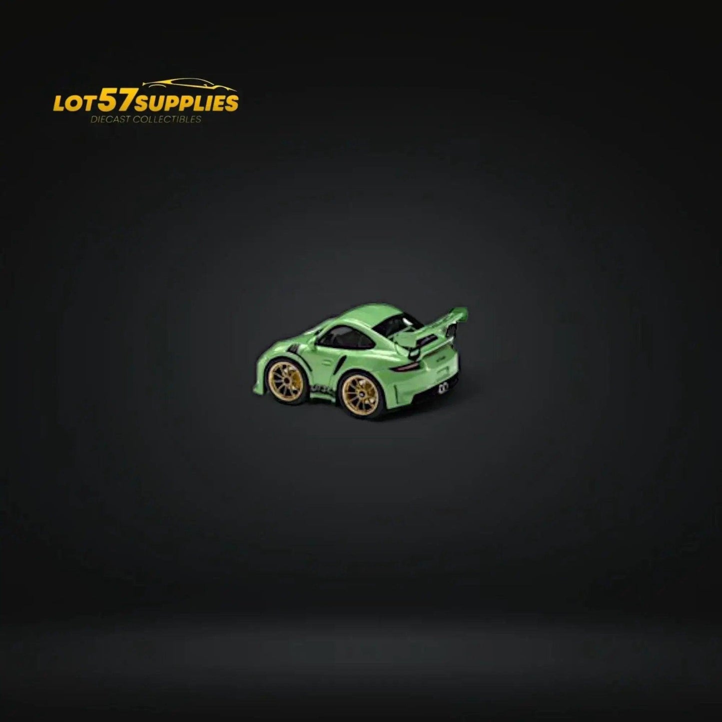  MINICRAFTSMAN Porsche 911 GT3 RS Egg Cart Green 1:64 -  ToylandEU™