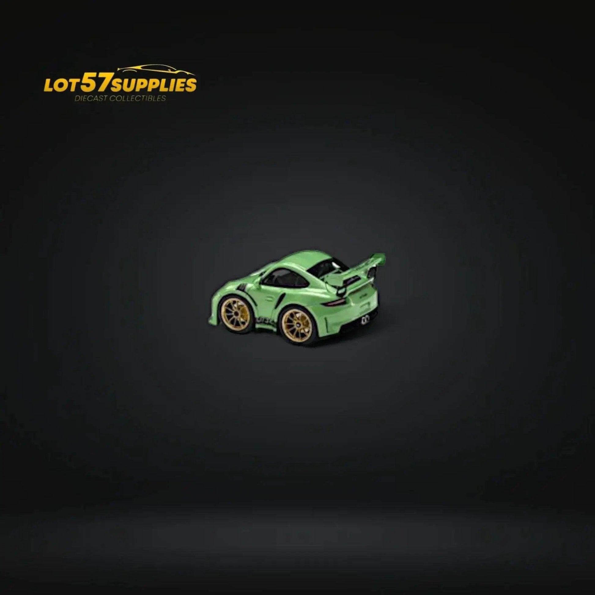  MINICRAFTSMAN Porsche 911 GT3 RS Egg Cart Green 1:64 -  ToylandEU™