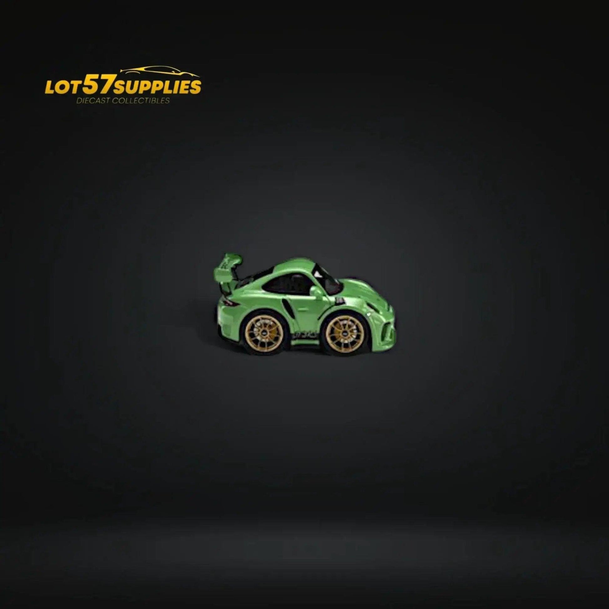  MINICRAFTSMAN Porsche 911 GT3 RS Egg Cart Green 1:64 -  ToylandEU™