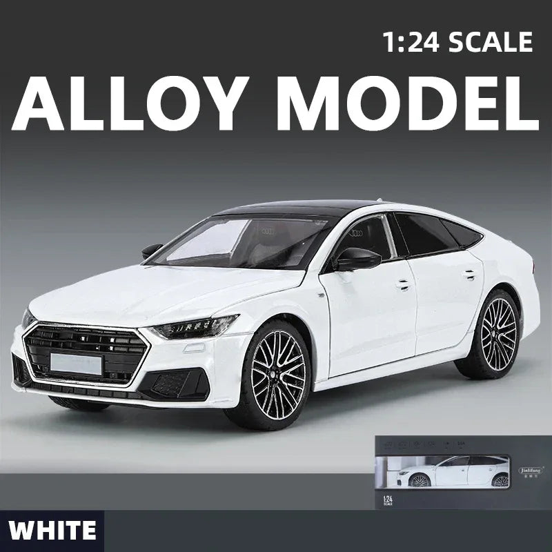Diecast Car Model 1:24 Alloy With Sound Light For Collectors - ToylandEU
