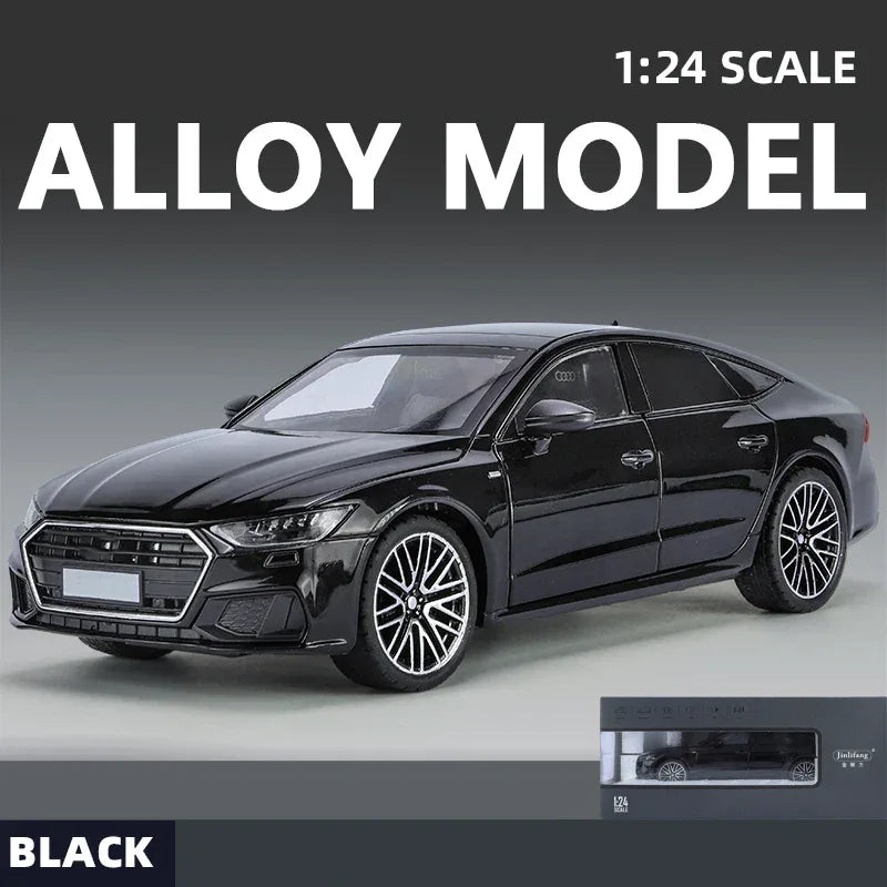 Diecast Car Model 1:24 Alloy With Sound Light For Collectors - ToylandEU