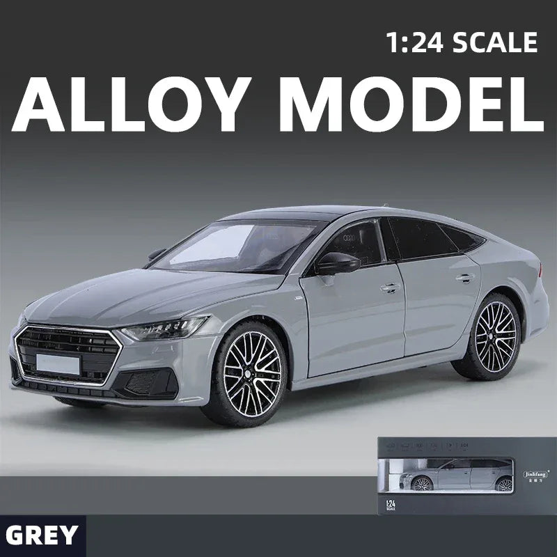 Diecast Car Model 1:24 Alloy With Sound Light For Collectors - ToylandEU