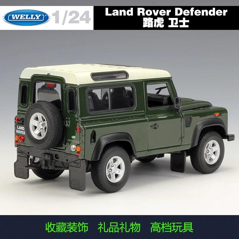  Diecast Car Model | 1:24 Defender Green | Toylandeu™ 