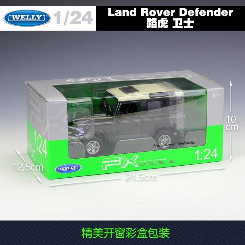  Diecast Car Model | 1:24 Defender Green | Toylandeu™ 
