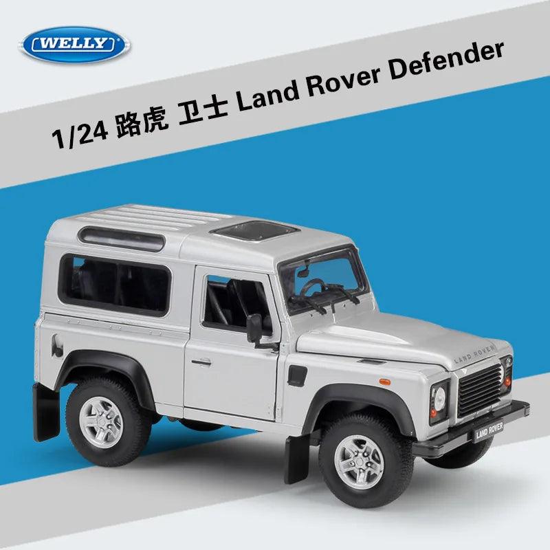  Diecast Car Model | 1:24 Defender Green | Toylandeu™ 
