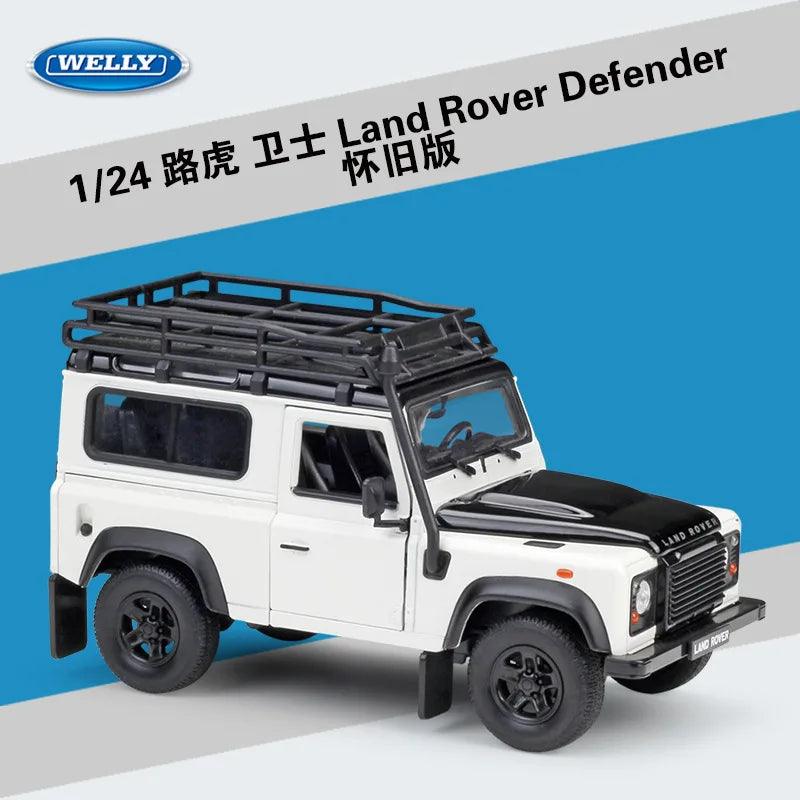  Diecast Car Model | 1:24 Defender Green | Toylandeu™ 