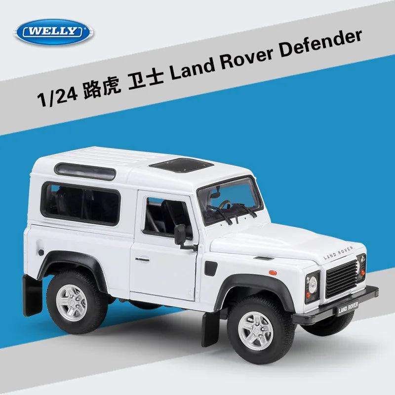 Diecast Car Model | 1:24 Defender Green | Toylandeu™ 