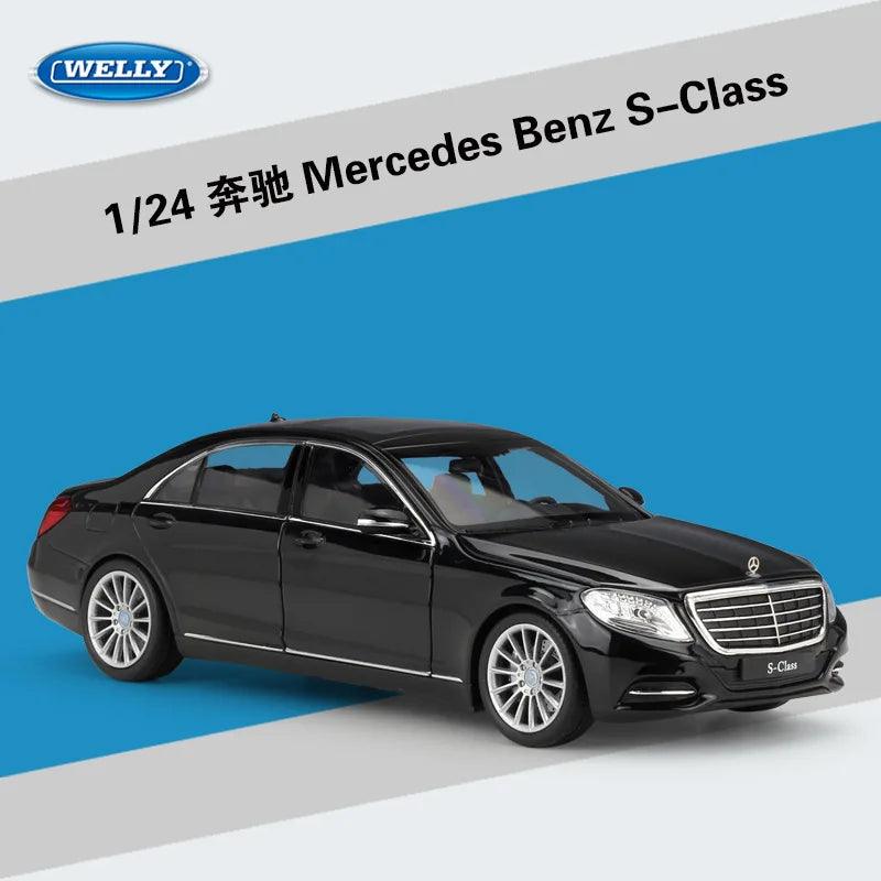  Diecast Car Model | 1:24 Mercedes S Class | Toylandeu 