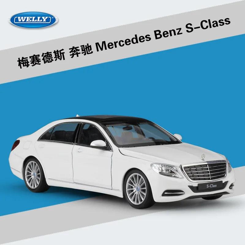  Diecast Car Model | 1:24 Mercedes S Class | Toylandeu 