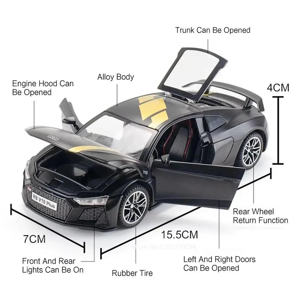 Diecast Car Model | 1:32 Pull Back With Lights | Toylandeu™