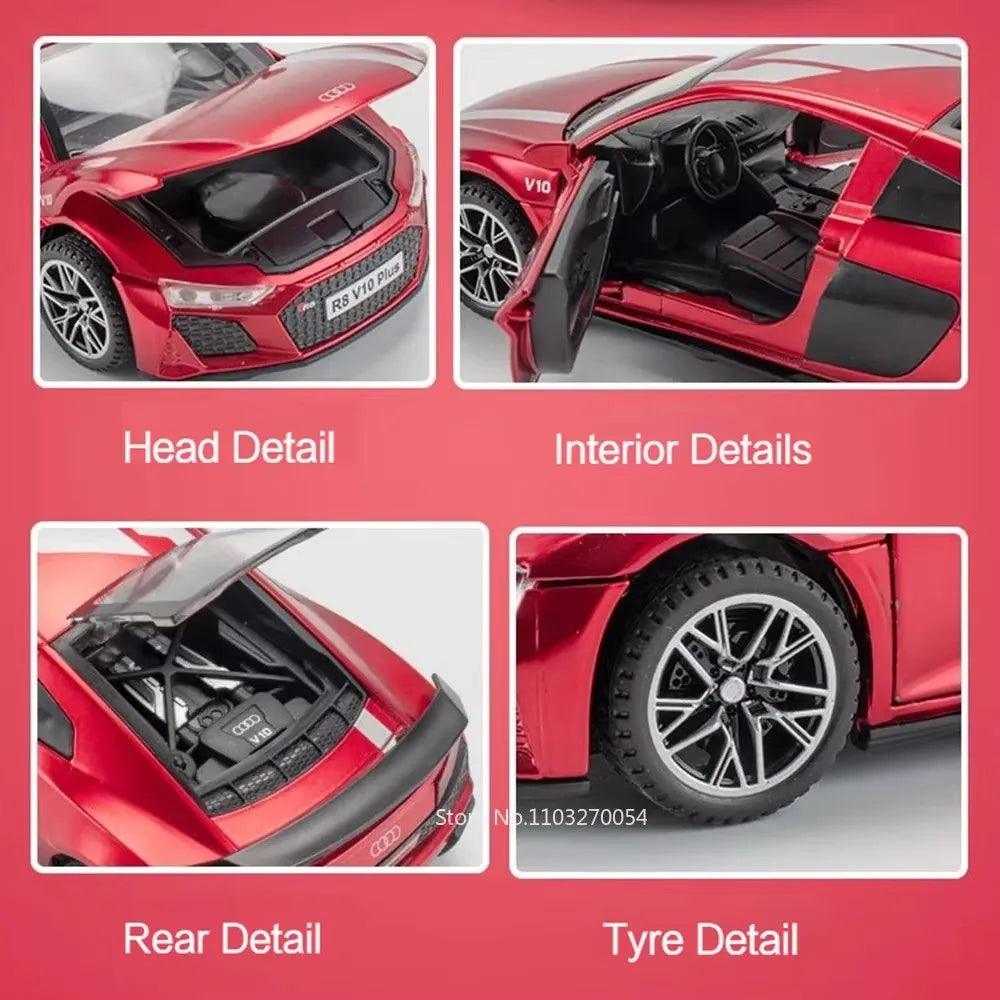 Diecast Car Model | 1:32 Pull Back With Lights | Toylandeu™
