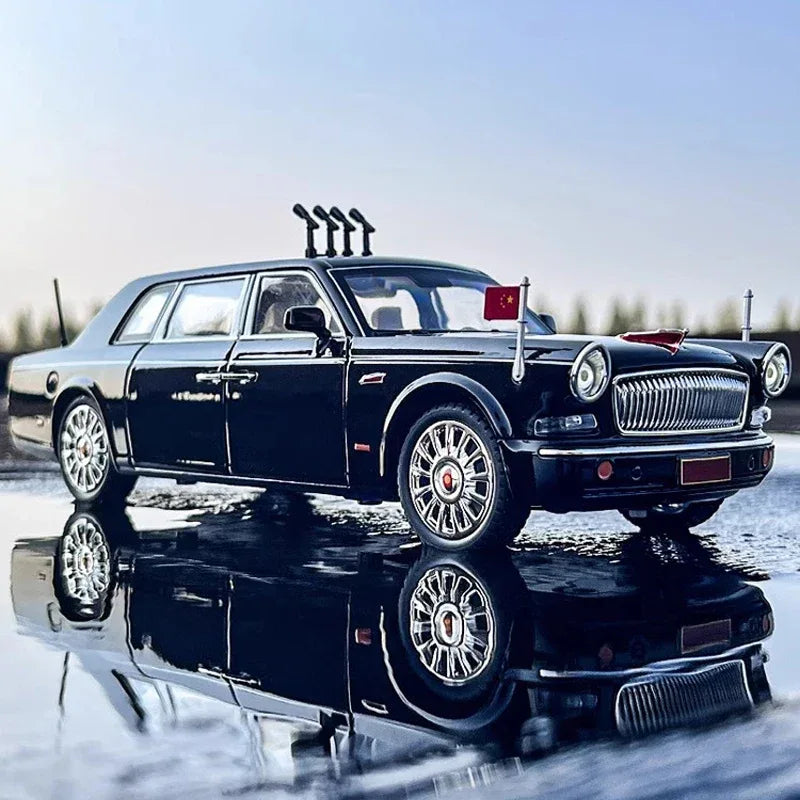 Diecast Car Model 1 To 24 Alloy L5 Limousine Parade Edition For Boys - ToylandEU