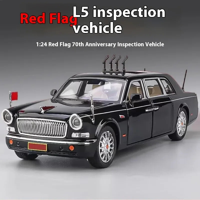 Diecast Car Model 1 To 24 Alloy L5 Limousine Parade Edition For Boys - ToylandEU