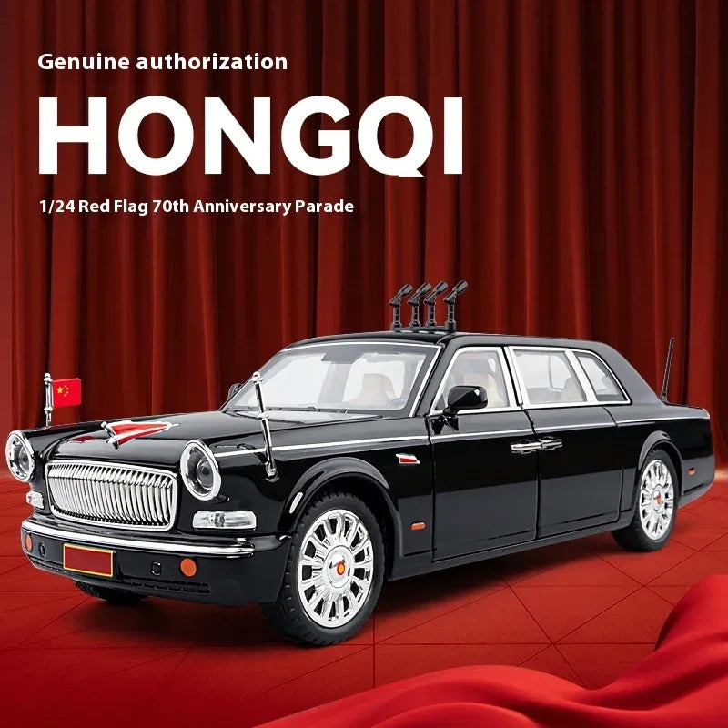 Diecast Car Model 1 To 24 Alloy L5 Limousine Parade Edition For Boys - ToylandEU