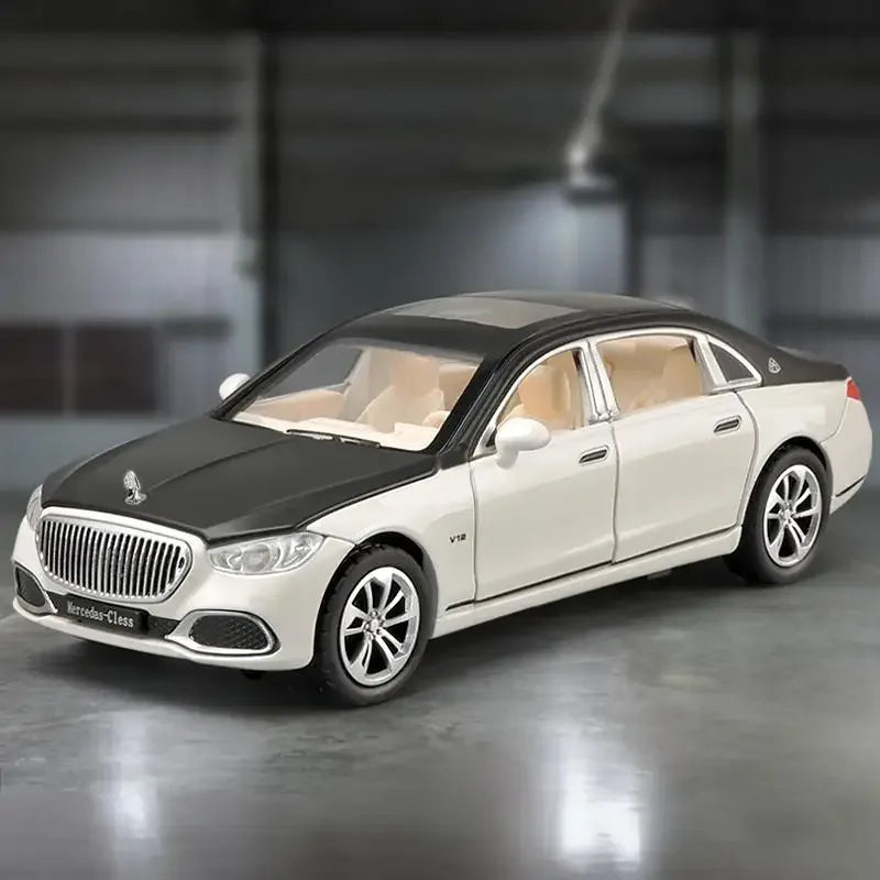 Diecast Car Model 1 To 32 Benz Maybach S680 Sound Light For Collectors - ToylandEU