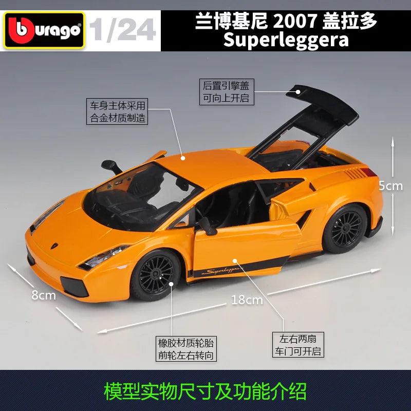  Diecast Car Model | Gallardo 1 24 Scale | Toylandeu™ 