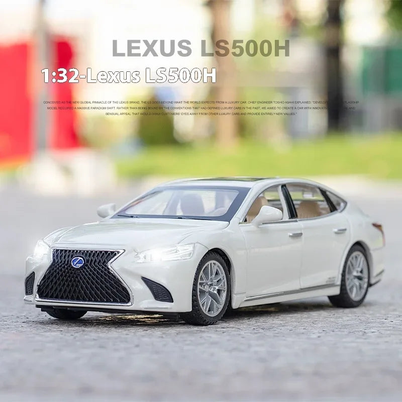 Diecast Car Model Lexus LS500H Sound and Light for Collectors - ToylandEU