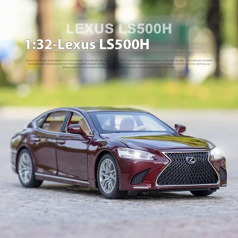 Diecast Car Model Lexus LS500H Sound and Light for Collectors - ToylandEU