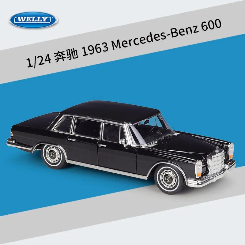  Diecast Car Model | Mercedes 1963 600 | Toylandeu™ 