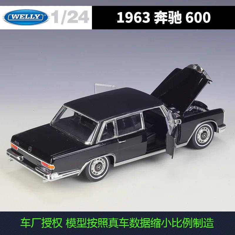  Diecast Car Model | Mercedes 1963 600 | Toylandeu™ 