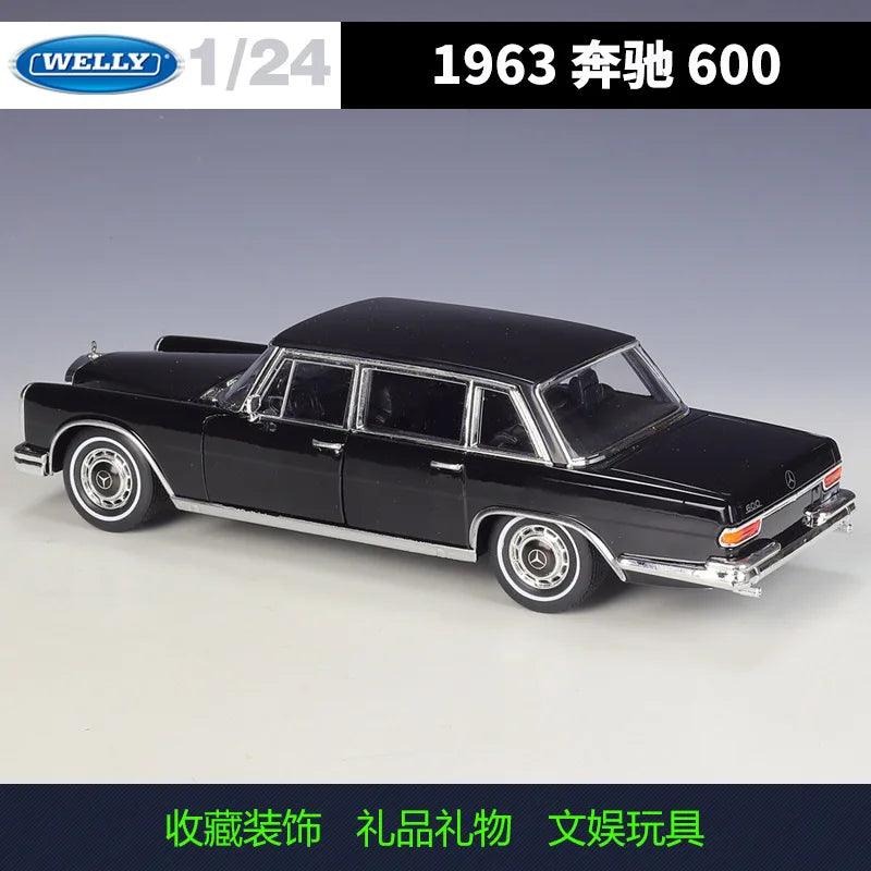  Diecast Car Model | Mercedes 1963 600 | Toylandeu™ 