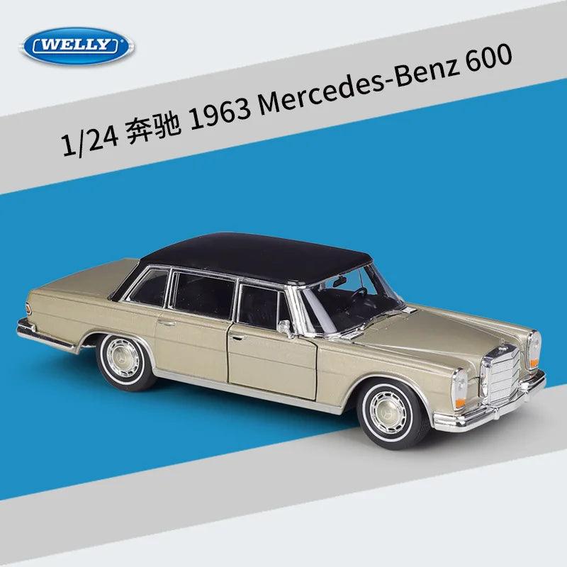 Diecast Car Model | Mercedes 1963 600 | Toylandeu™ 