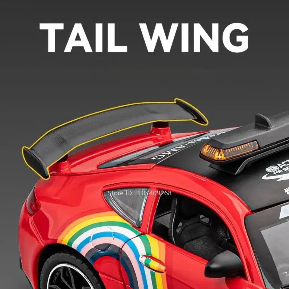  Diecast Car Model With Sound And Lights Doors Open -  ToylandEU™