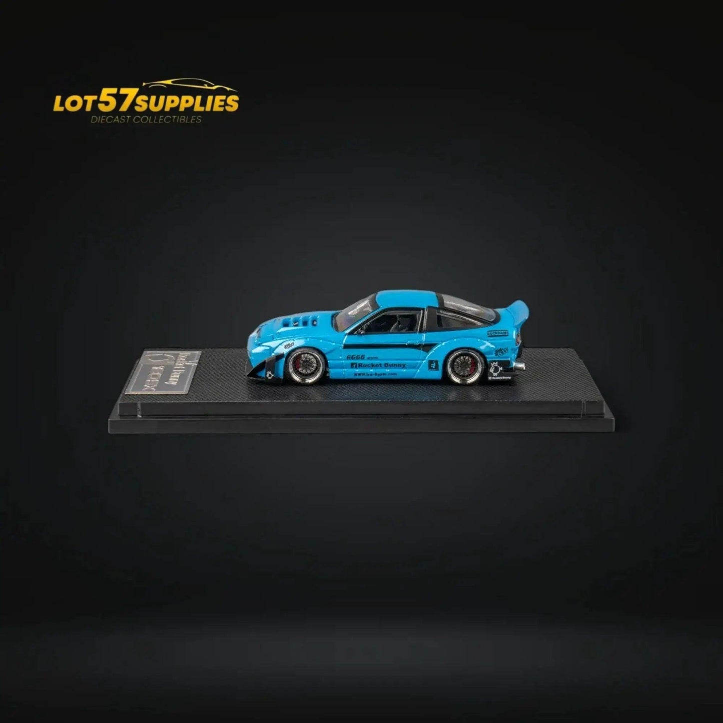  MicroTurbo Nissan 180SX Pandem Rocket Bunny Baby Blue 1:64 -  ToylandEU™
