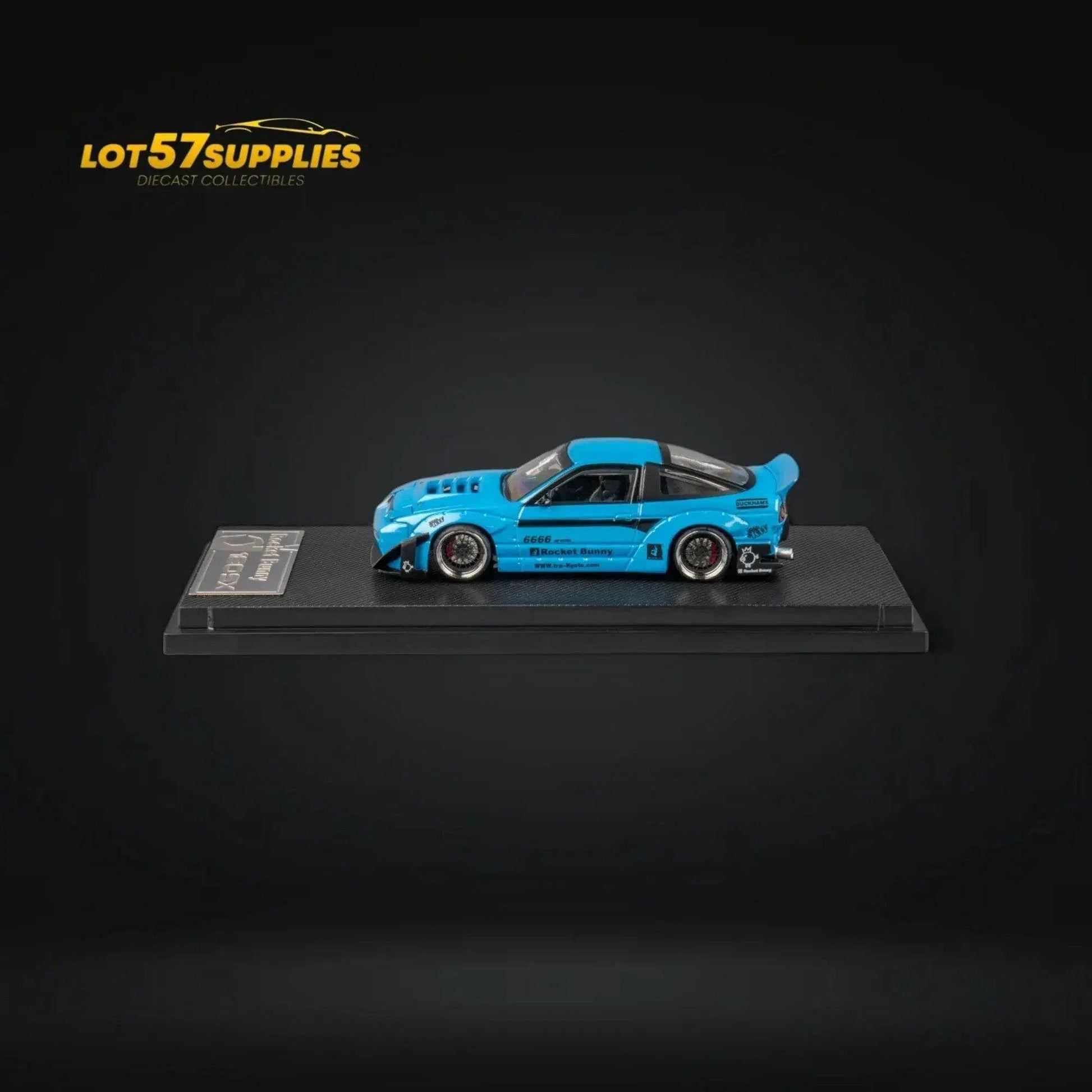  MicroTurbo Nissan 180SX Pandem Rocket Bunny Baby Blue 1:64 -  ToylandEU™