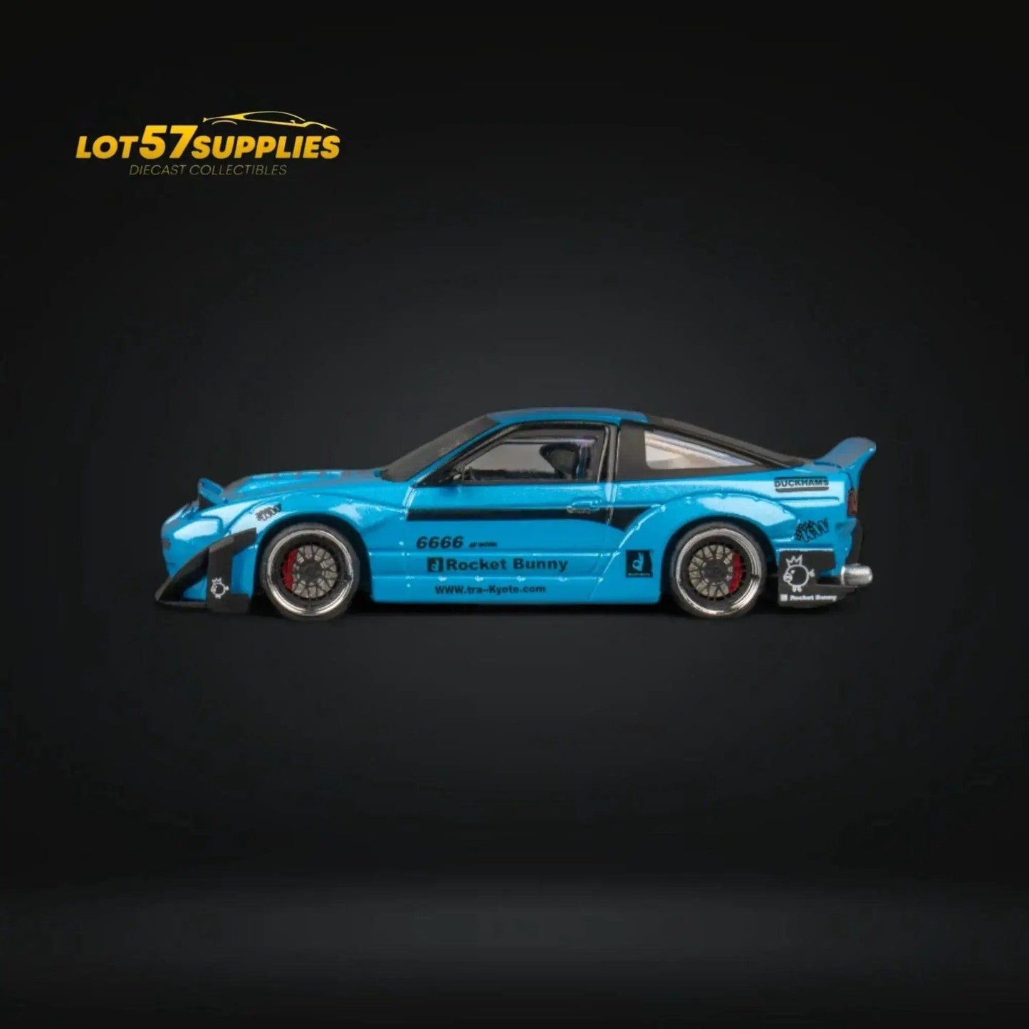  MicroTurbo Nissan 180SX Pandem Rocket Bunny Baby Blue 1:64 -  ToylandEU™