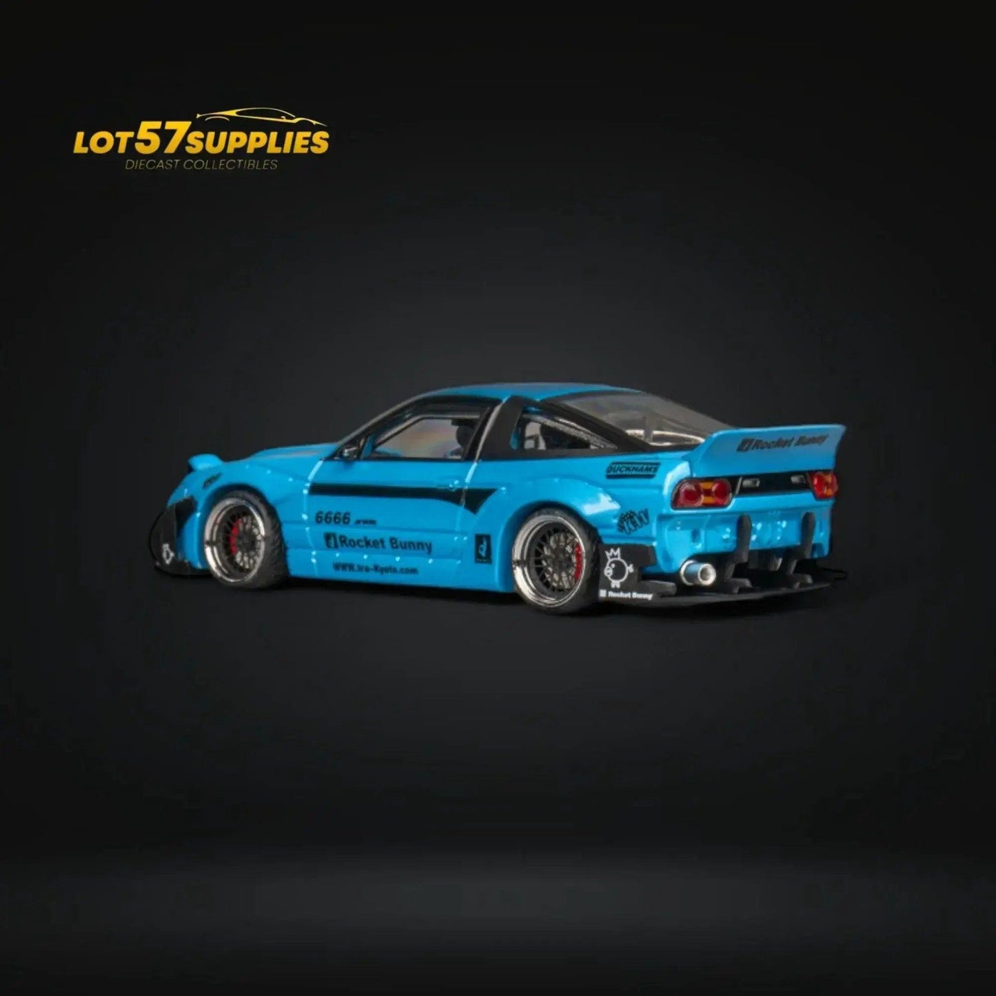  MicroTurbo Nissan 180SX Pandem Rocket Bunny Baby Blue 1:64 -  ToylandEU™
