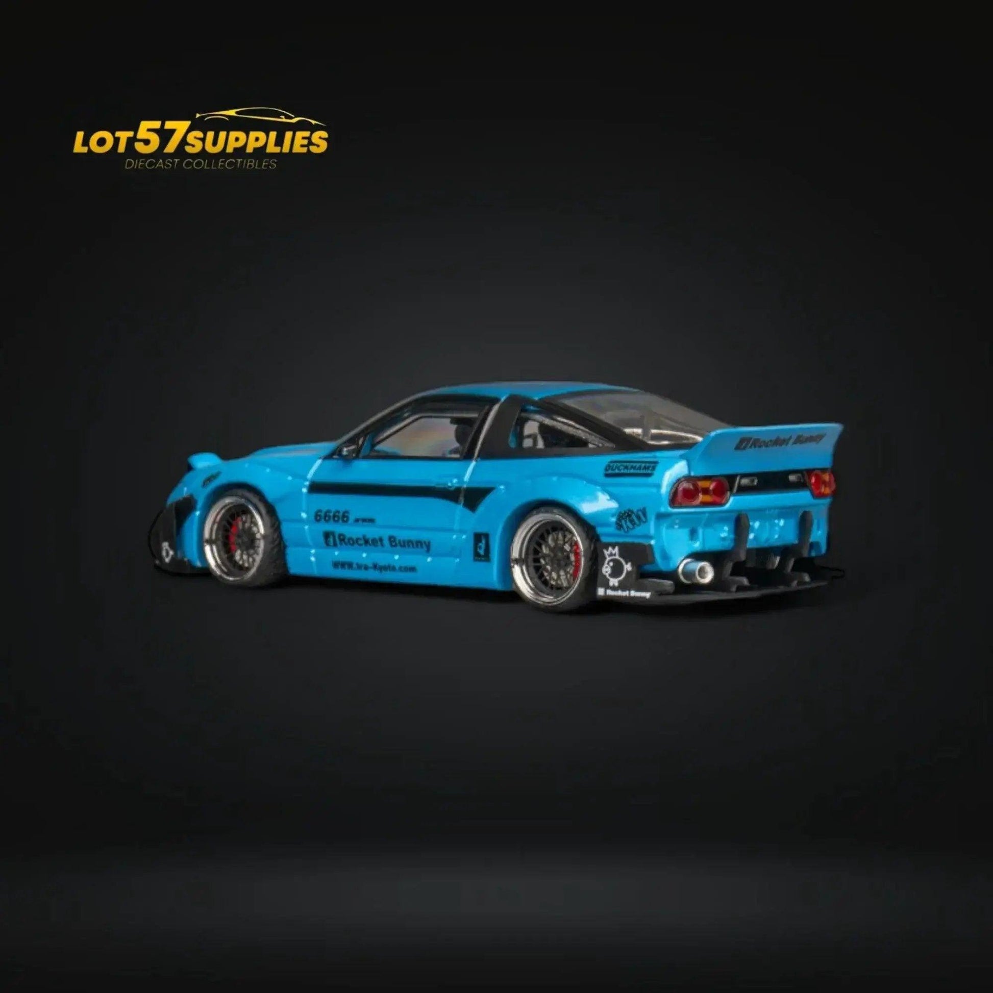  MicroTurbo Nissan 180SX Pandem Rocket Bunny Baby Blue 1:64 -  ToylandEU™