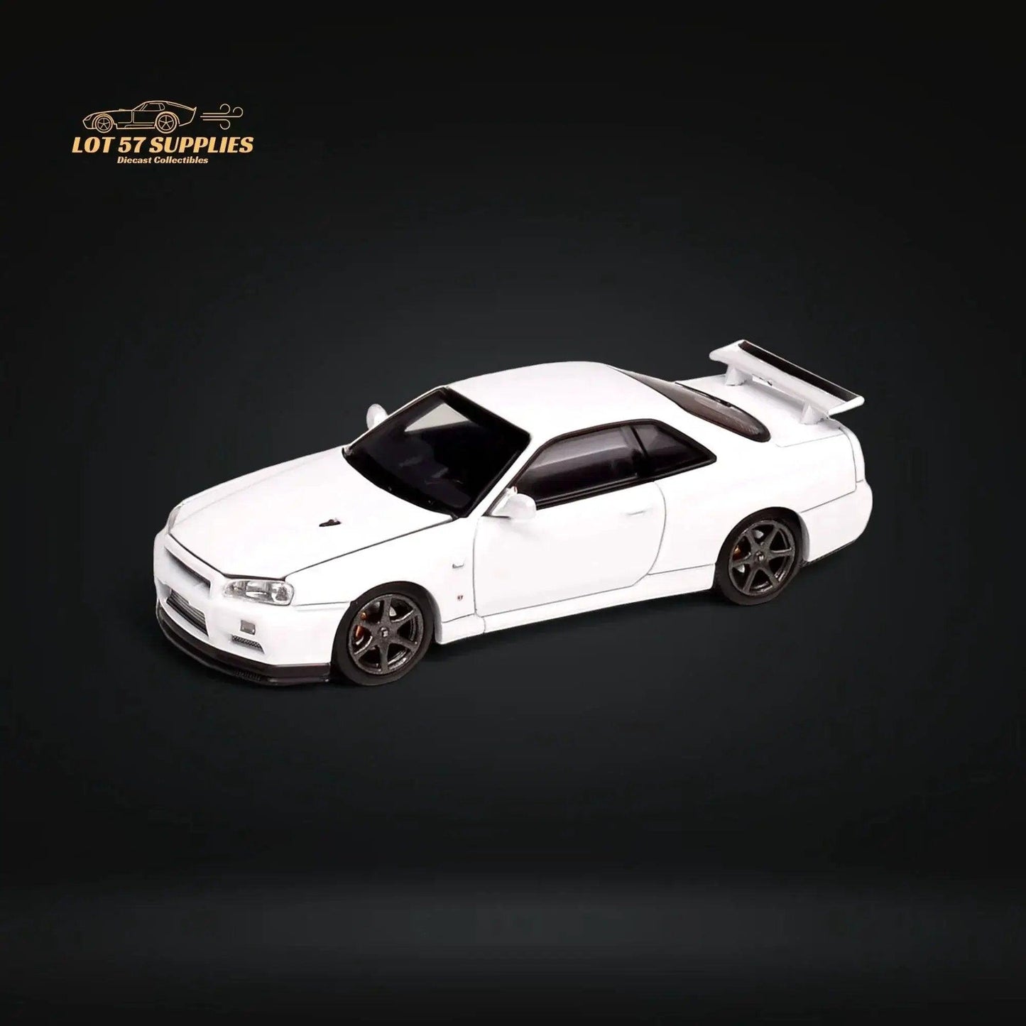  MOTORHELIX Nissan Skyline GT-R R34 Z-Tune Pearl White 1:64 -  ToylandEU™
