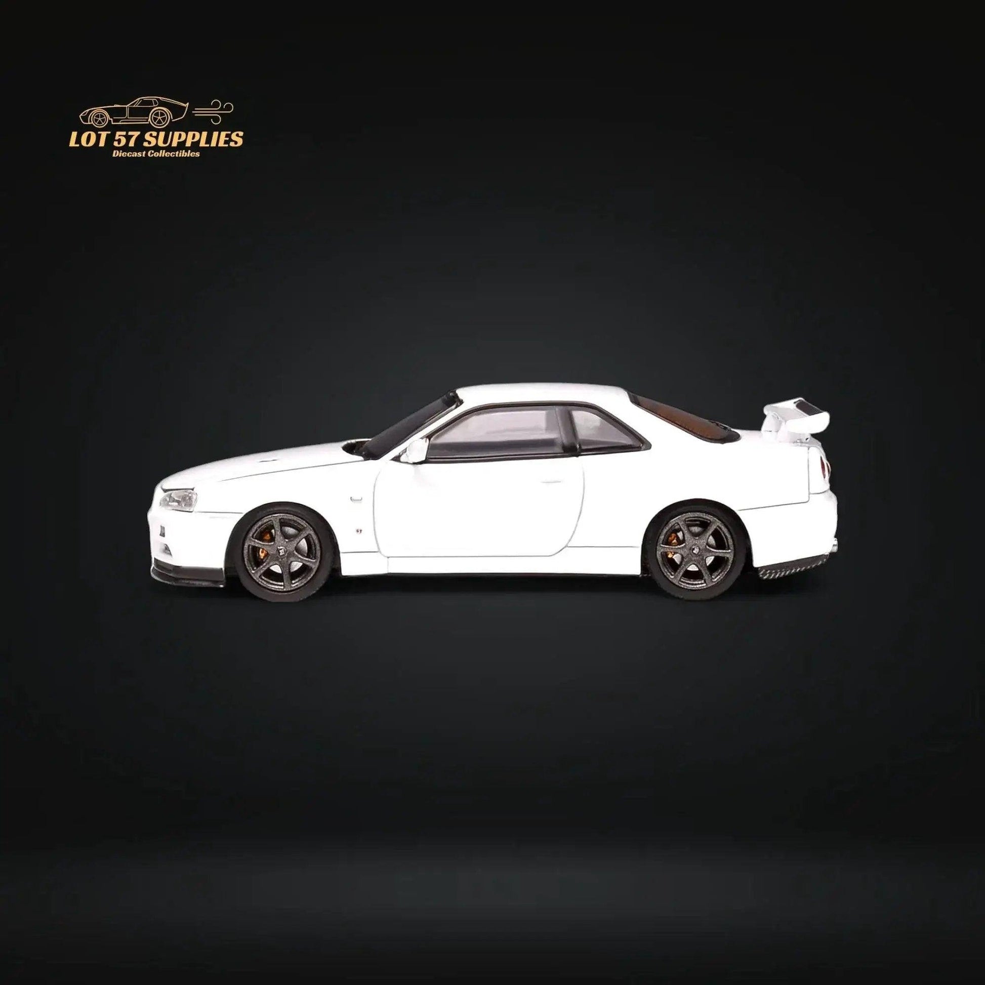  MOTORHELIX Nissan Skyline GT-R R34 Z-Tune Pearl White 1:64 -  ToylandEU™
