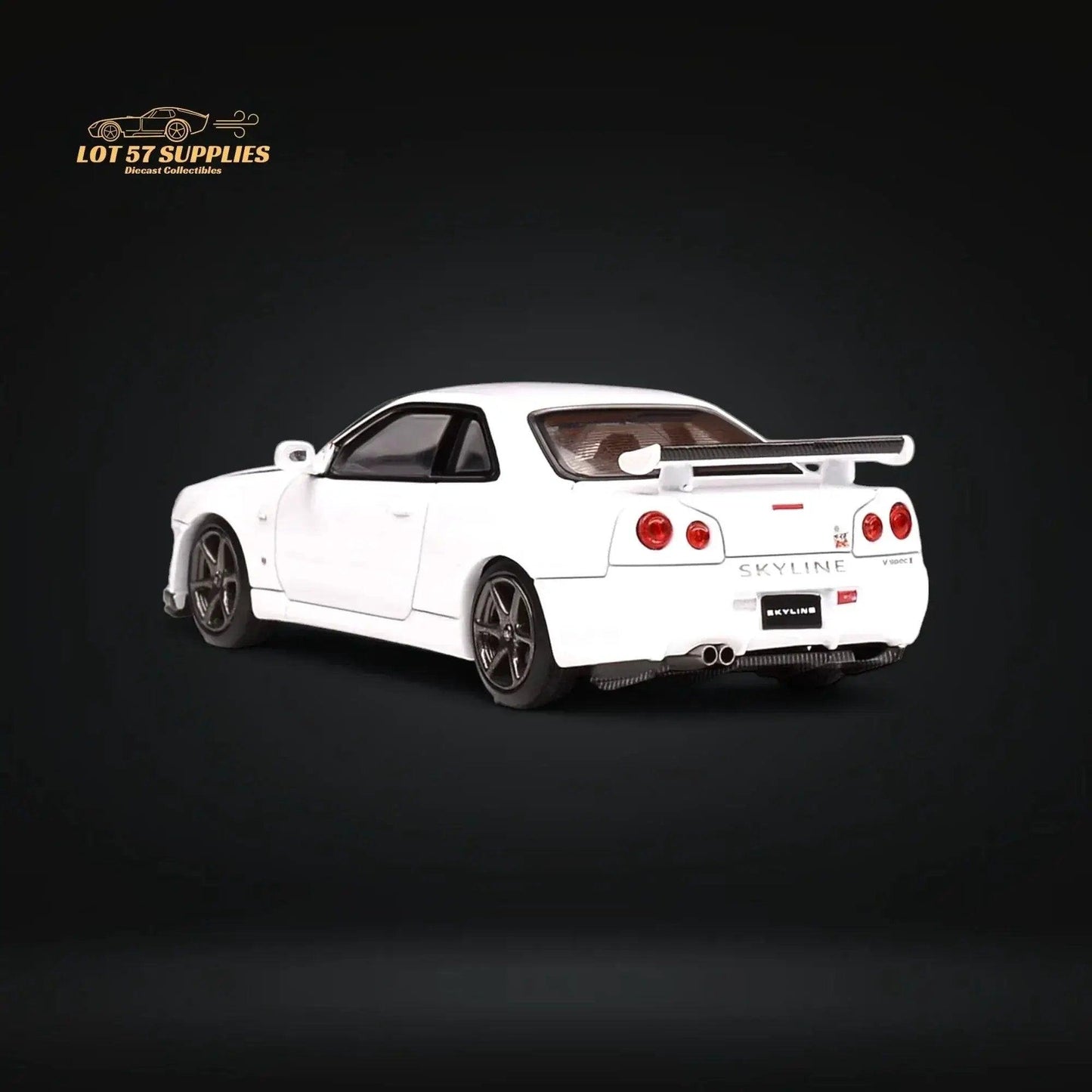  MOTORHELIX Nissan Skyline GT-R R34 Z-Tune Pearl White 1:64 -  ToylandEU™