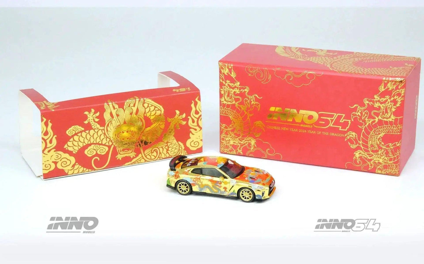  Inno64 Nissan Skyline GT-R R35 Year Of The Dragon Special Edition 1:64 -  ToylandEU™