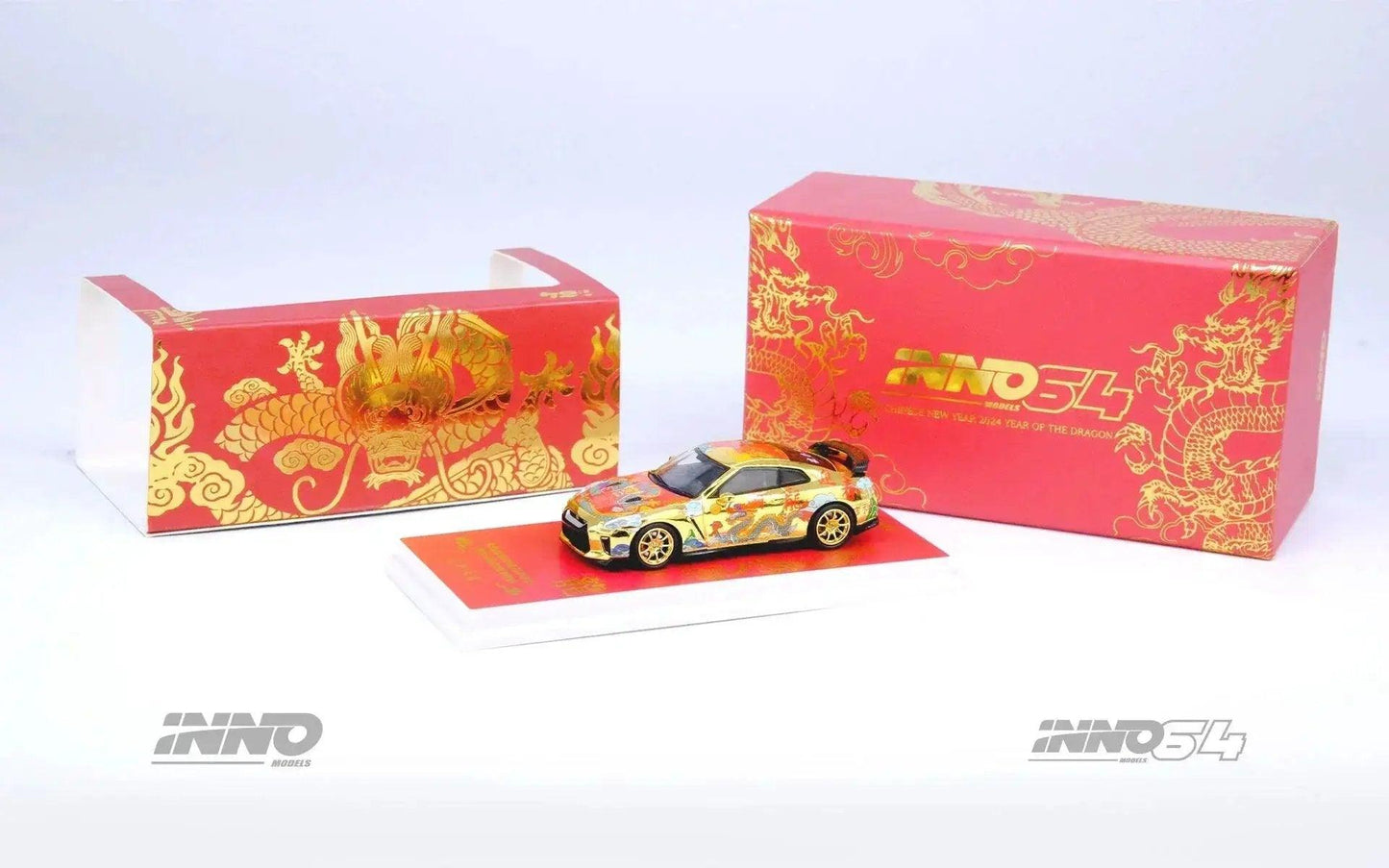  Inno64 Nissan Skyline GT-R R35 Year Of The Dragon Special Edition 1:64 -  ToylandEU™