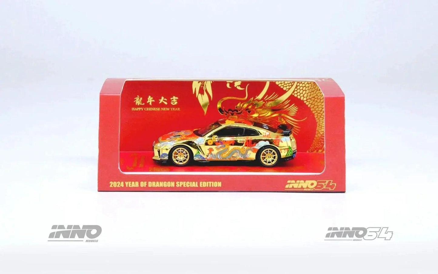  Inno64 Nissan Skyline GT-R R35 Year Of The Dragon Special Edition 1:64 -  ToylandEU™