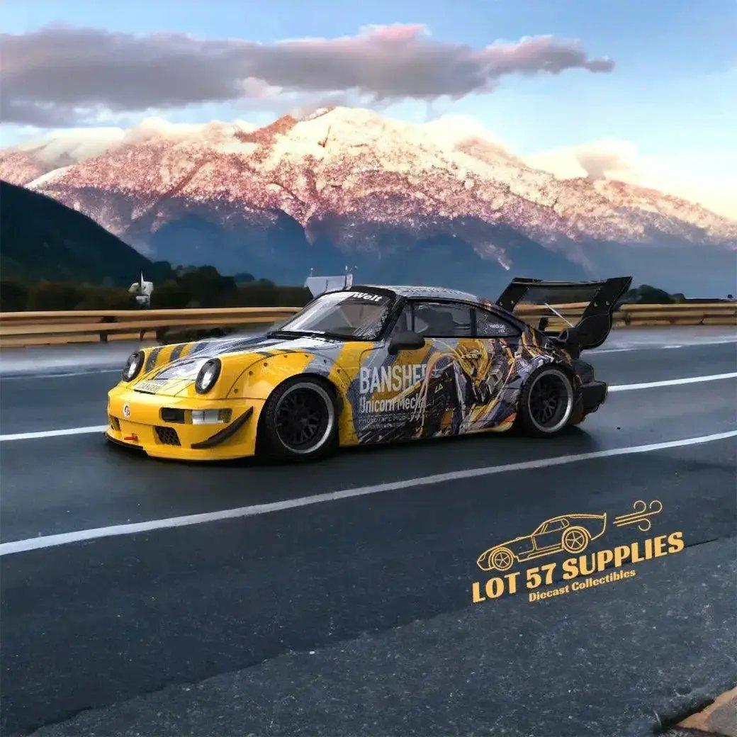  Cool Car Porsche RWB 964 BANSHEE MECHA Livery 1:64 -  ToylandEU™