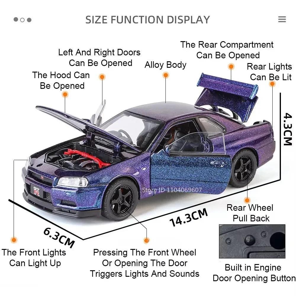 Diecast Car | Pull Back With Sound | Toylandeu™
