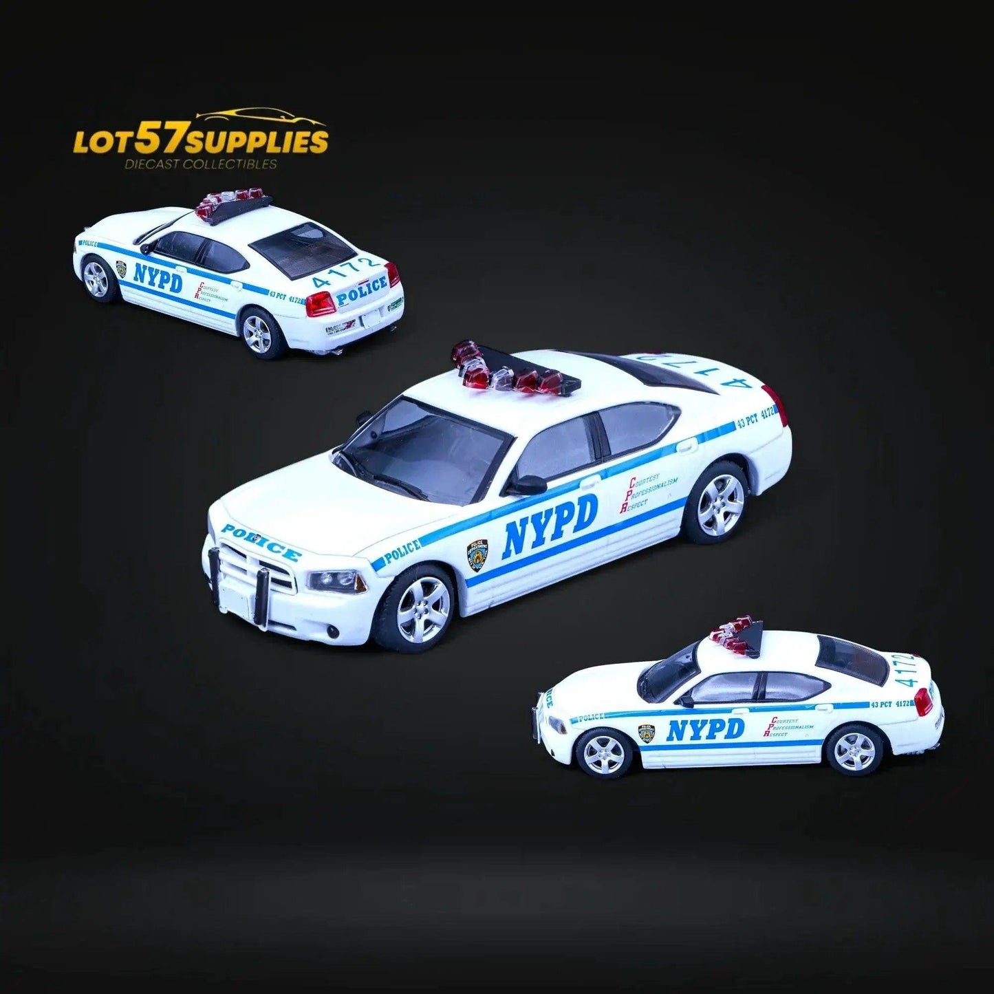  Rollin Dodge Charger NYPD 1:64 -  ToylandEU™