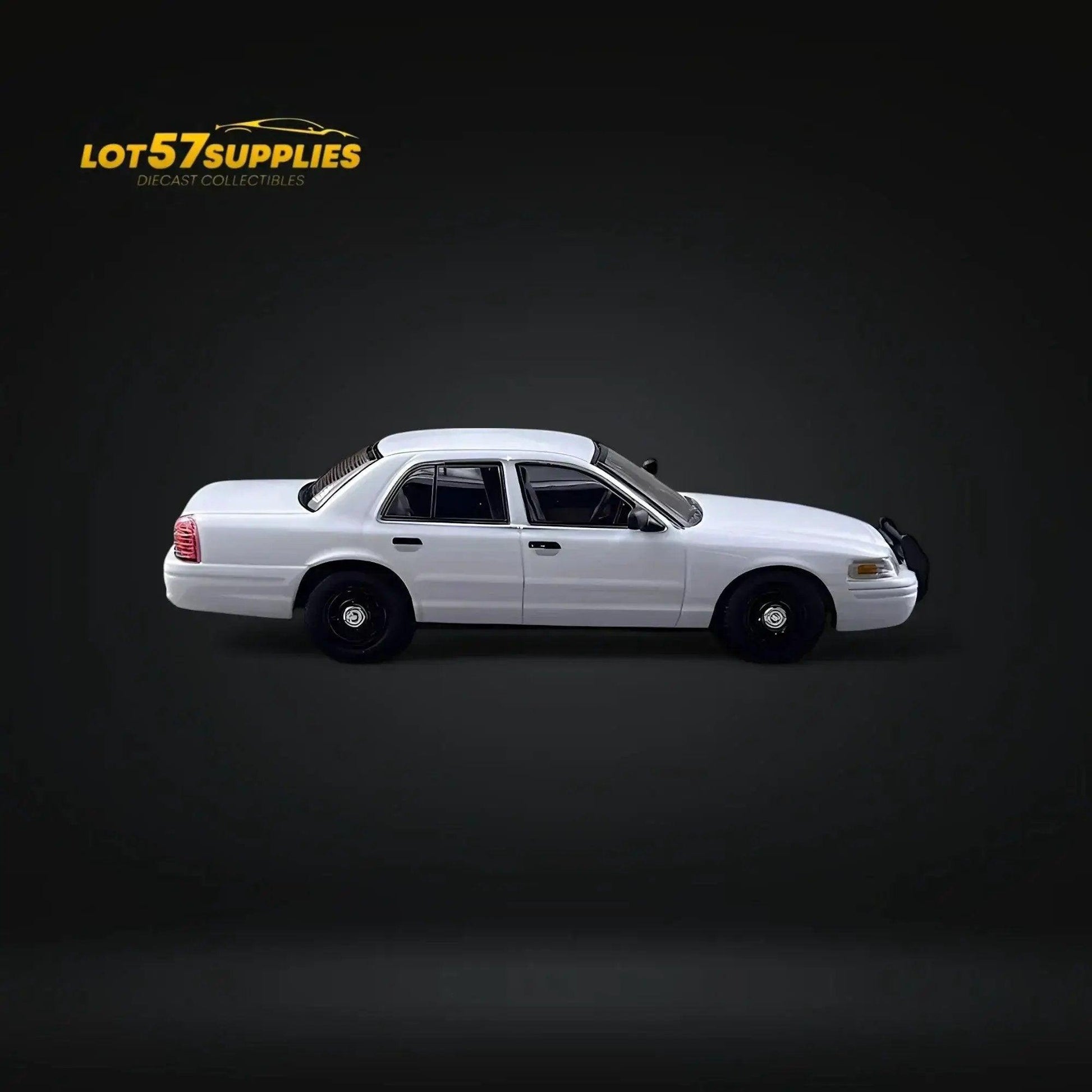  Rollin Ford Crown Victoria White Undercover Unmarked Police Car 1:64 -  ToylandEU™