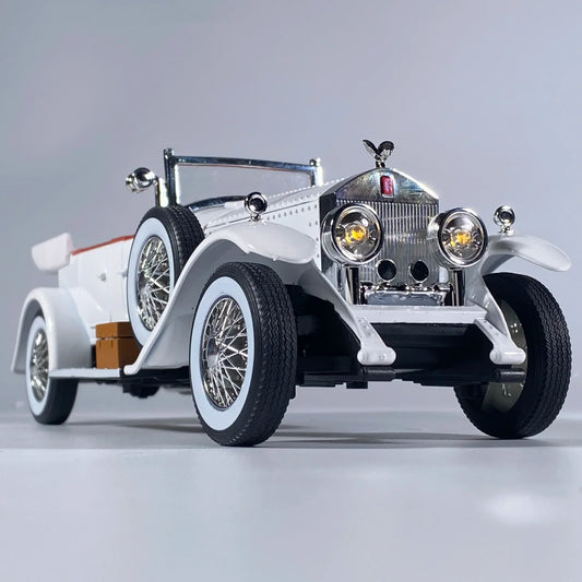 Diecast Car Rolls Royce Phantom I 1925 Pull Back For Collectors - ToylandEU